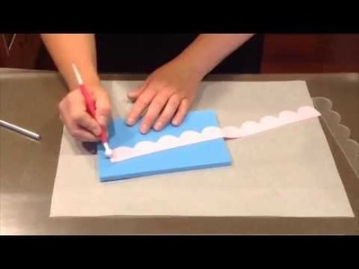 Video Tutorial Scallop acrylic templates Set of 3