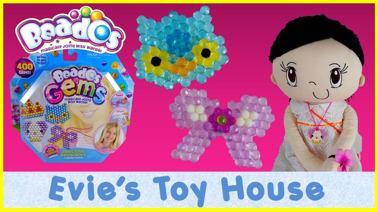 Beados Gems - PRECIOUS PENDANTS Theme Pack Review and Tutorial | Evies Toy House