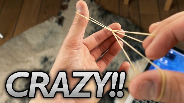 CRAZY RUBBER BAND TRICK - Tutorial