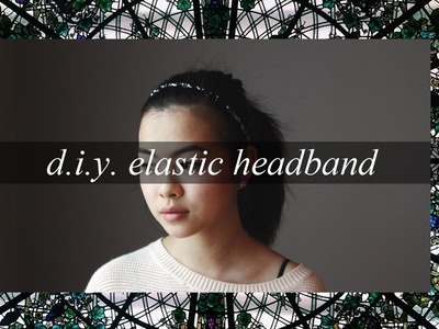 DIY Rope Braid Elastic Headband