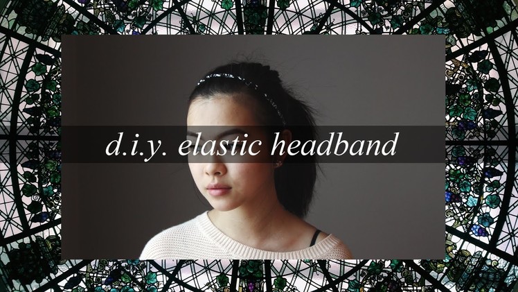 DIY Rope Braid Elastic Headband