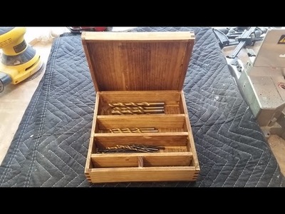 Home made Drill Bit Box, Easy project, great DIY
