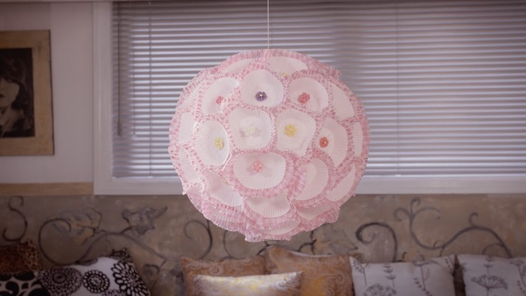 How to make a Cupcake Lampshade