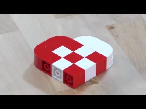 LEGO® Creator - How to Build a Simple Heart Ornament - DIY Holiday Building Tips