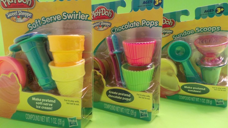 PLAY-DOH SWEET SHOPPE SOFT SERVE SWIRLER UNBOXING AND TUTORIAL