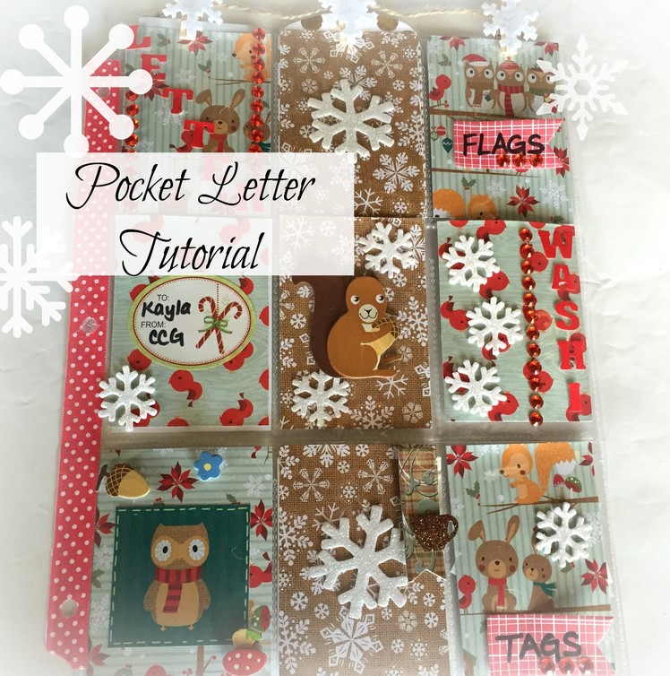 Pocket Letter Tutorial | Winter Woodland Theme