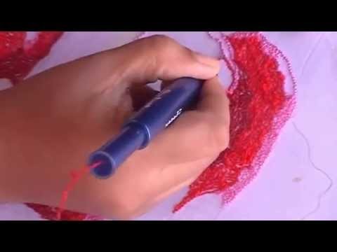 Punch needle embroidery tutorial with ultra punch needle