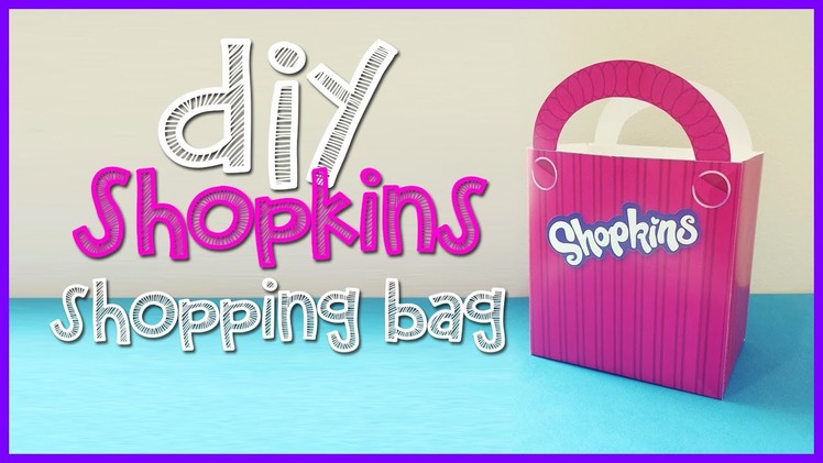 Shopkins Shopping Bag - DIY