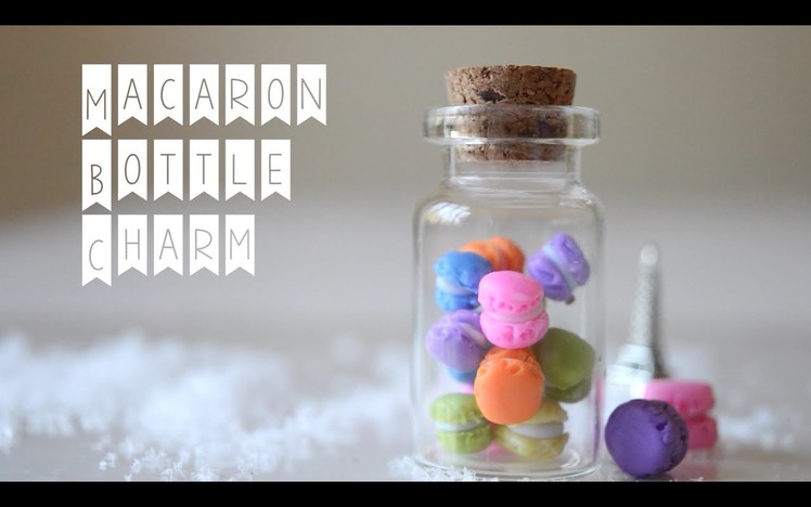 Simple DIY Macaron Bottle Charm