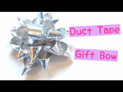 Tutorial: How to Make A Duct Tape Gift Bow
