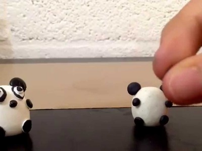 Air dry clay panda tutorial | SimplisticCreations