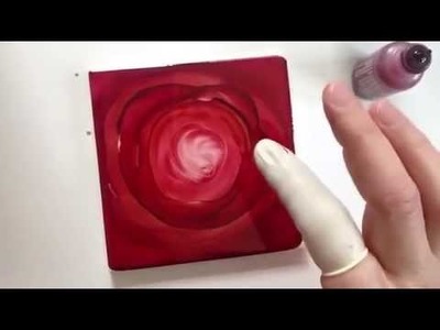 Alcohol Ink Painted Rose Tutorial