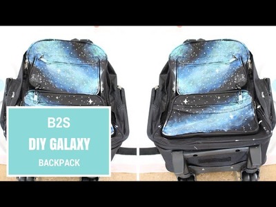 Back to School! ❤ DIY Galaxy Backpack