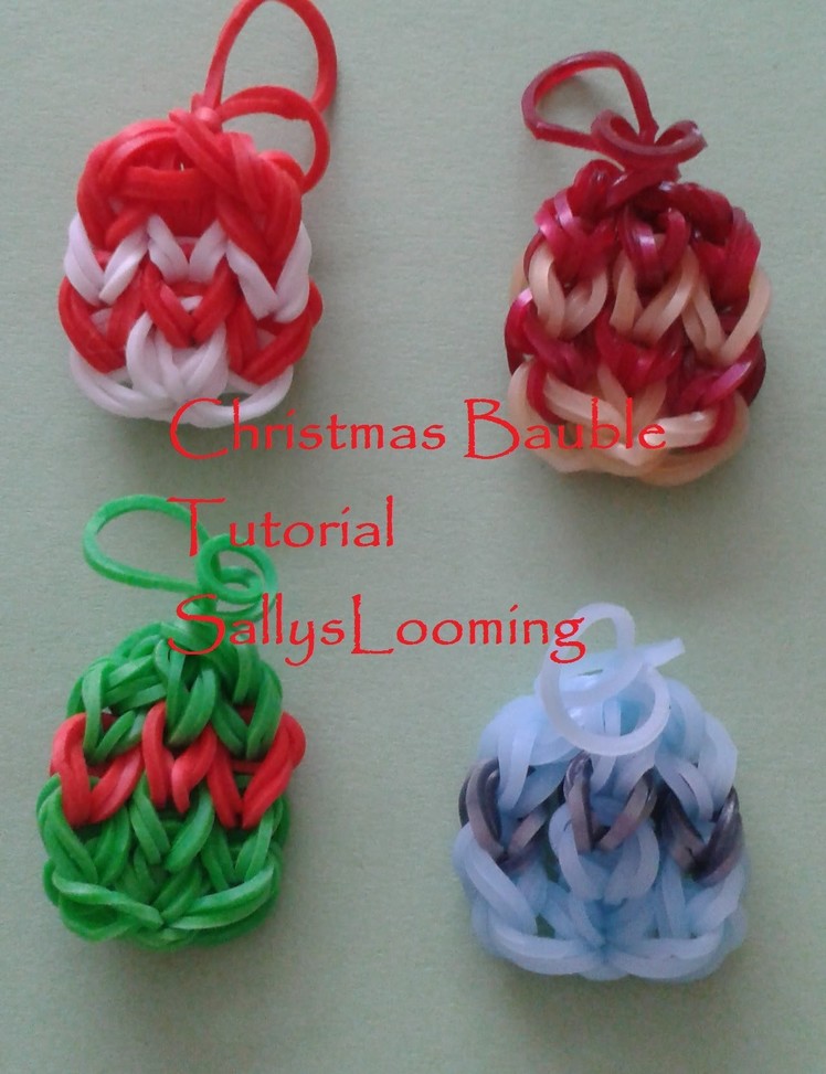 Bauble Charm Loom Band Tutorial