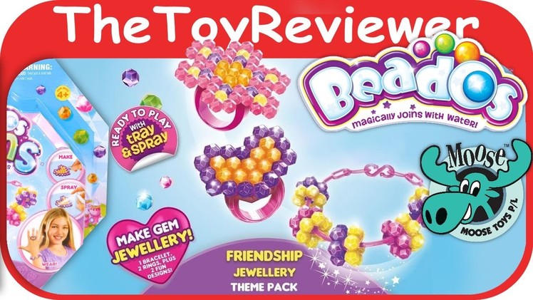 Beados Gems Theme Pack - Friendship Jewelry Theme Pack Unboxing Tutorial by TheToyReviewer