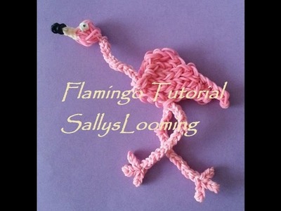 Beautiful Flamingo Design Loom Band Tutorial