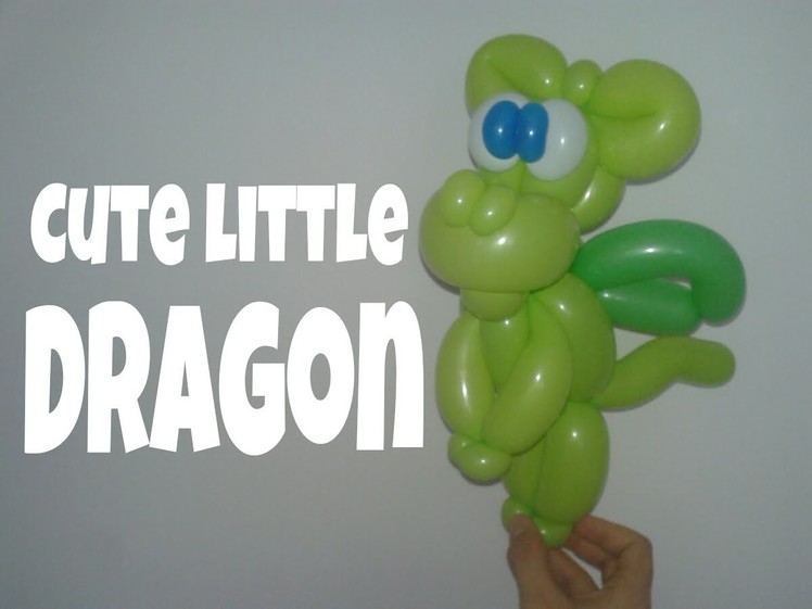 Cute Little Dragon - Balloon twisting tutorial 9.