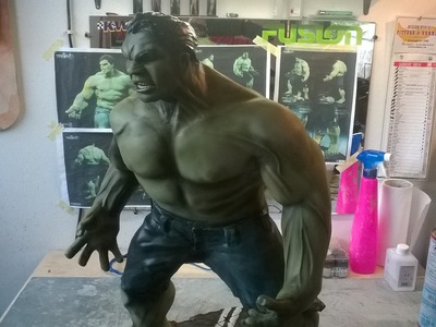 DANY BAO - HULK AVENGERS ACTION FIGURE - Lesson and tutorial sculpture modeled