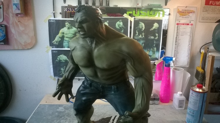 DANY BAO - HULK AVENGERS ACTION FIGURE - Lesson and tutorial sculpture modeled