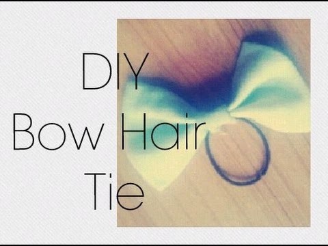 DIY Bow Hair Tie