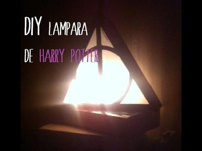 DIY Lampara Harry Potter