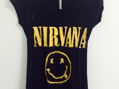 DIY Nirvana shirt