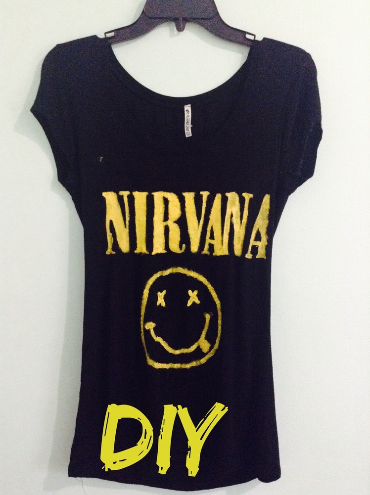 DIY Nirvana shirt
