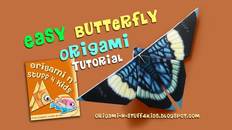 Easy Butterfly Origami Tutorial