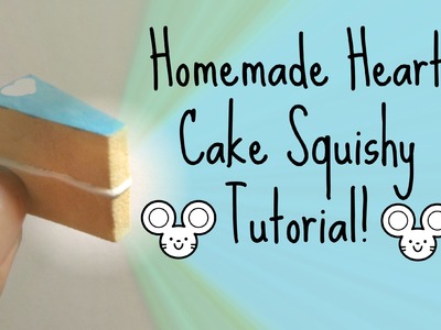 Homemade Heart Cake Squishy Tutorial!