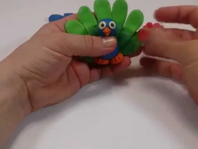 How To Make Peacock With Play Doh Tutorial Video