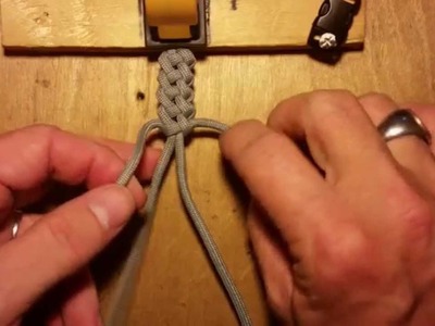 Knot Tutorial 3 of 3 (Vertical Crown Knot or Double Crown Sinnet)