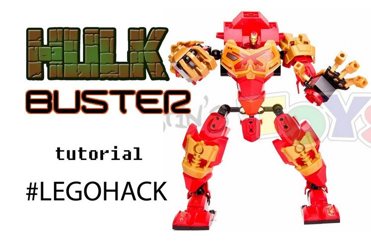LEGO Hulkbuster - Custom Made 76031 Tutorial - Ninjago Bionicle Mash Up