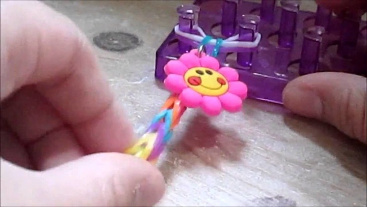 Loom Band Fishtail with a charm Tutorial