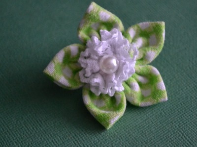 Make a Cute Cloth Flower Scrunchy - DIY Style - Guidecentral