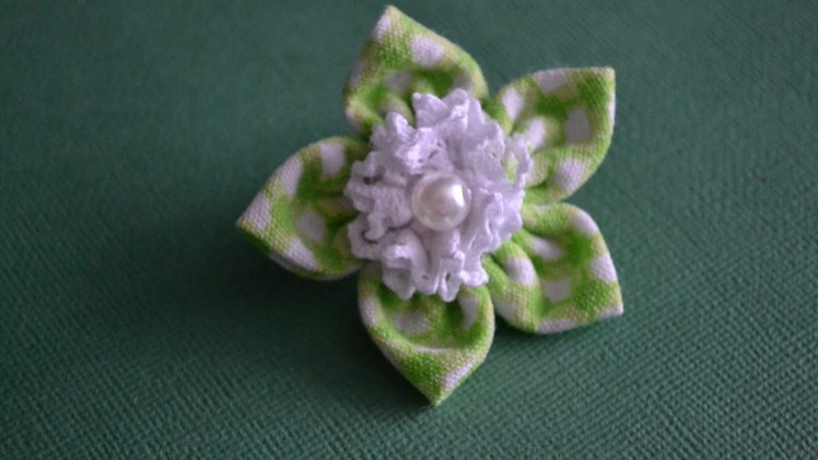 Make a Cute Cloth Flower Scrunchy - DIY Style - Guidecentral