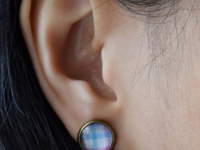 Make Cute Checkered Stud Earrings - DIY Style - Guidecentral