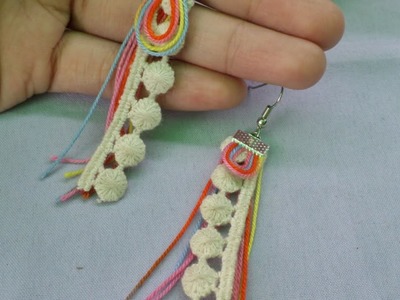 Make Festive Tassel and Lace Earrings - DIY Style - Guidecentral