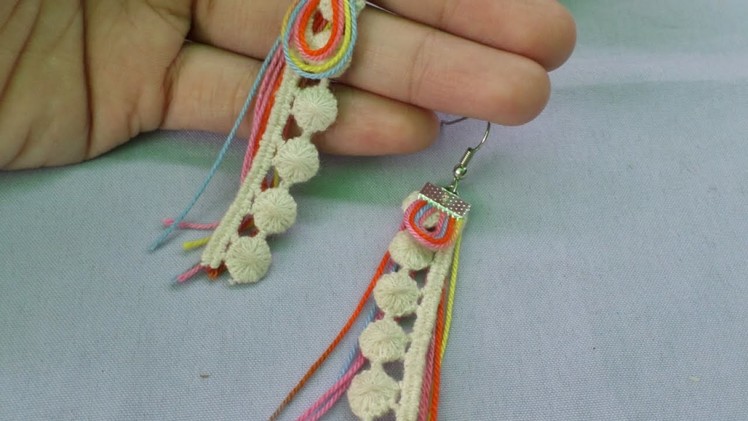 Make Festive Tassel and Lace Earrings - DIY Style - Guidecentral