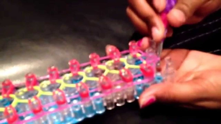 My very first loom tutorial and very own design and creation. This bracelet is called Rosey. Enjoy.