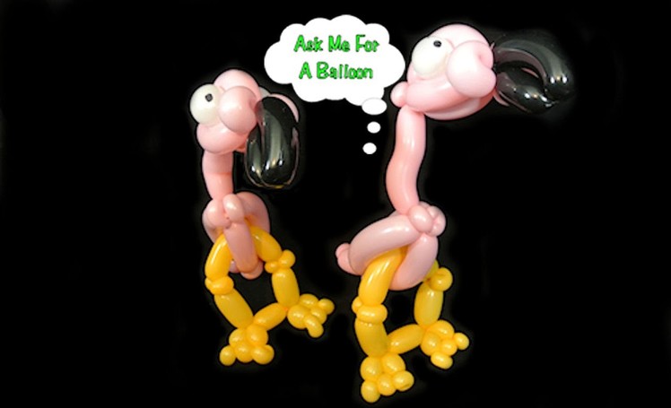 Pink Flamingo Balloon - Balloon Animal Tutorial
