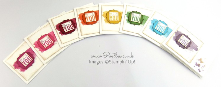 Pootles' Stampin' Up! Thank You Card Tutorial