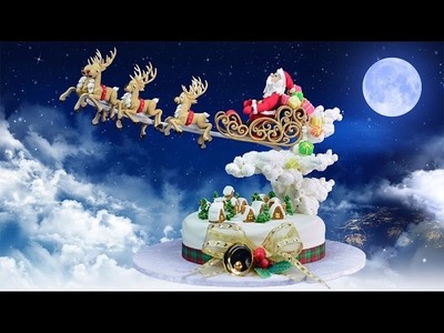 Santas in Town Christmas Cake Tutorial - Introduction