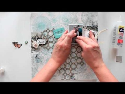 Scrapbooking layout 'Everyday moments' tutorial from Elena Morgun