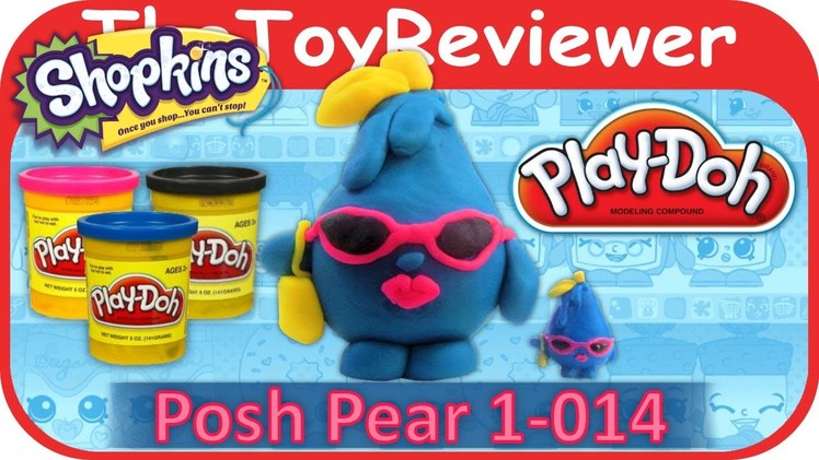 Shopkins Play-Doh Creation Posh Pear Tutorial by TheToyReviewer