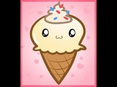 SUPER EASY!! - Cute ice cream kawaii drawing tutorial! :)