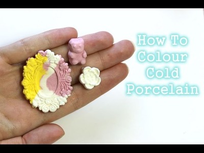 Tutorial: How To Color Cold Porcelain