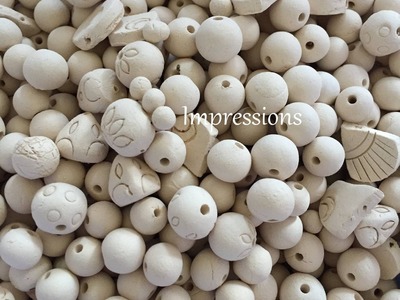 Tutorial: How to make different types Terracotta jewelry beads. Clay beads