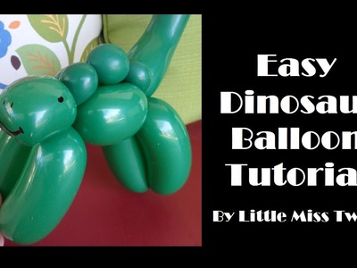 #20 Easy Dinosaur Balloon Tutorial