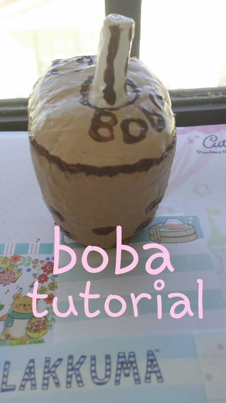 Boba squishy tutorial