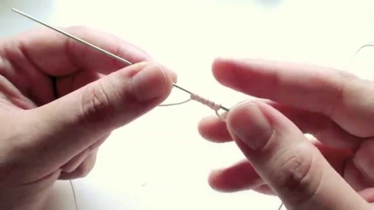 Chiacchierino ad ago: gli aghi, i filati e tutorial sui nodi di base (Needle tatting tutorial)
